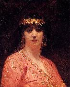 Jean-Joseph Benjamin-Constant Portrait of an Arab Woman oil painting picture wholesale